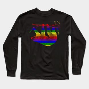 Gay Pride sloth Long Sleeve T-Shirt